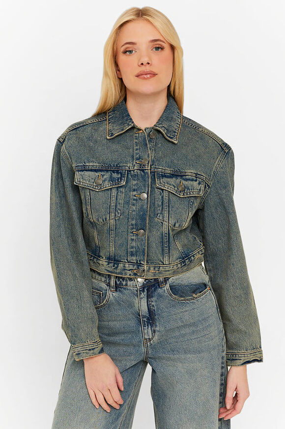 Bild von Crop Jeansjacke