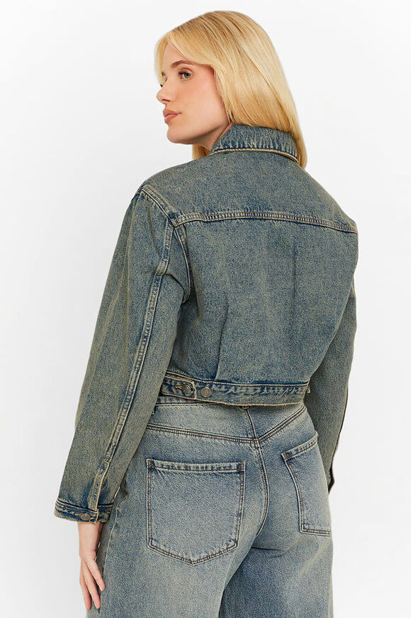 Bild von Crop Jeansjacke