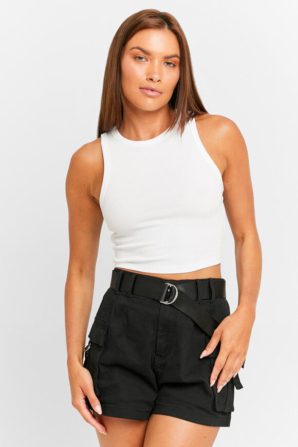 Bild von Geripptes Crop Tanktop