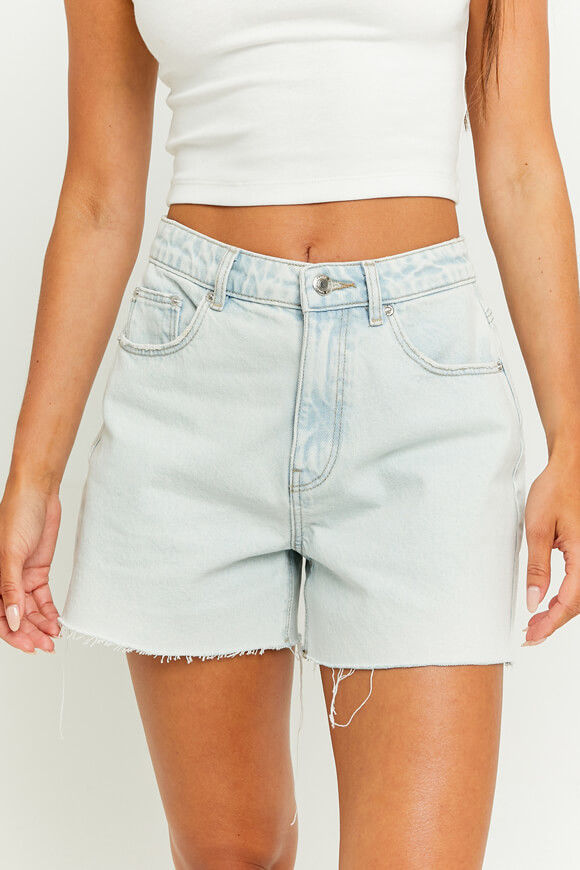 Bild von High Waist Jeansshorts mit A-Form