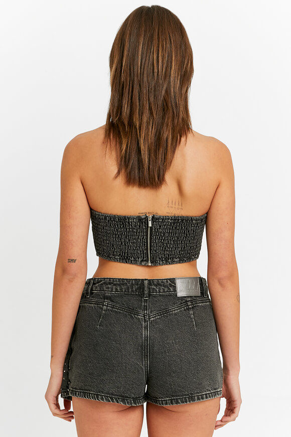 Image sur Short en jean avec strass