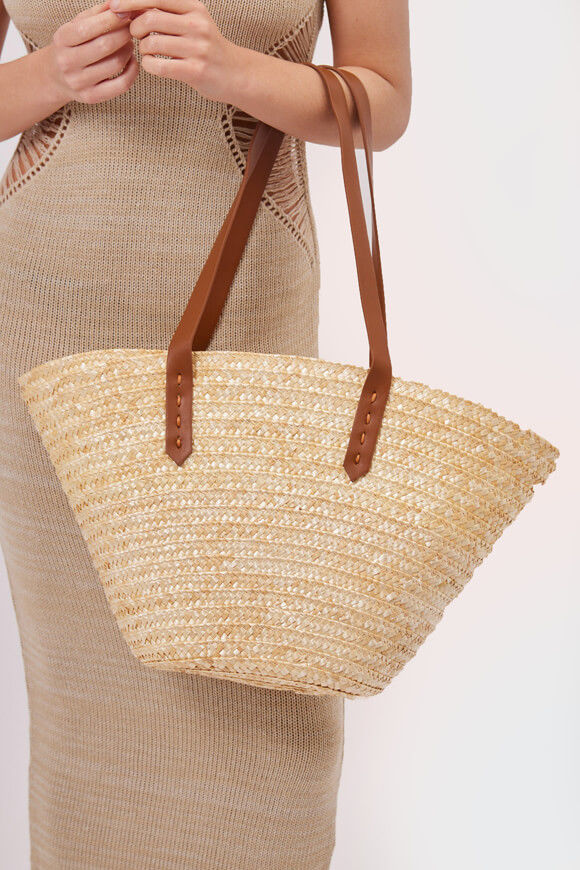 Image sur Shopper en paille