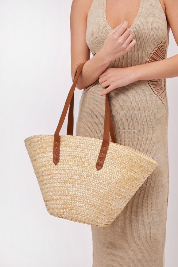 Image sur Shopper en paille