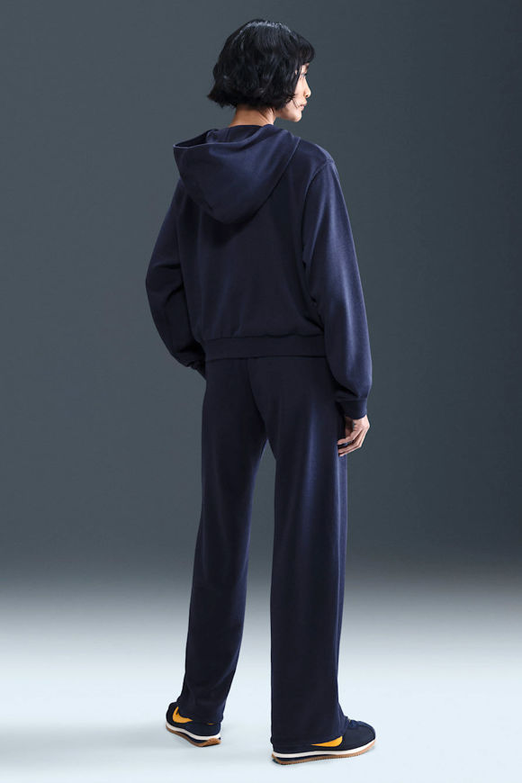 Image sur Chill Terry sweat ample zippé à capuchon