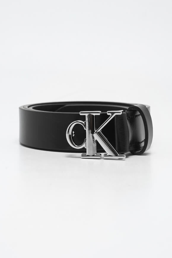 Image sur Round Mono Plaque ceinture en cuir