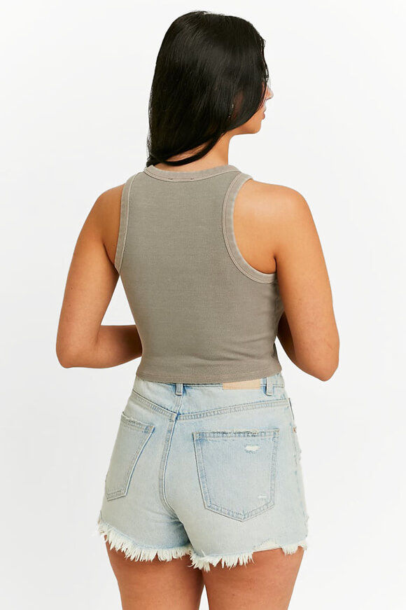 Bild von Geripptes Crop Tanktop