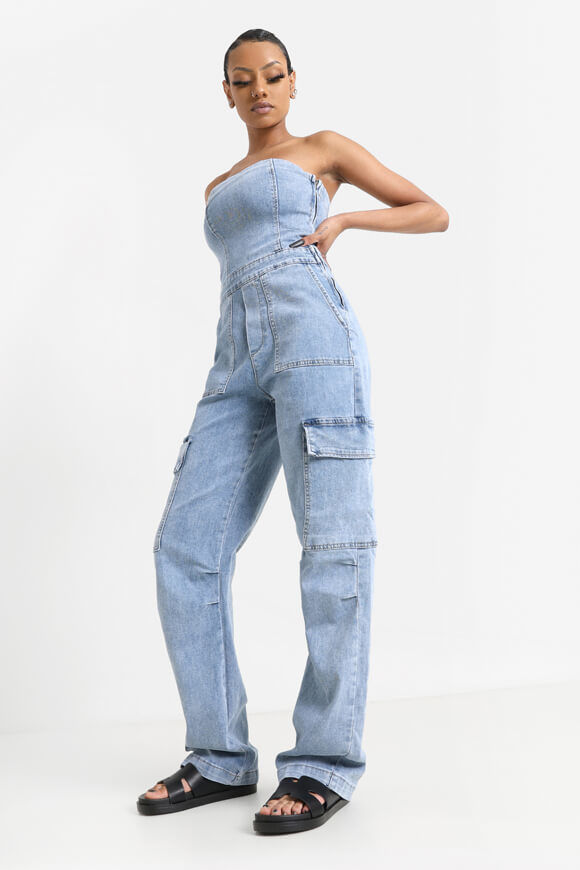 Bild von Langer Jeans Overall