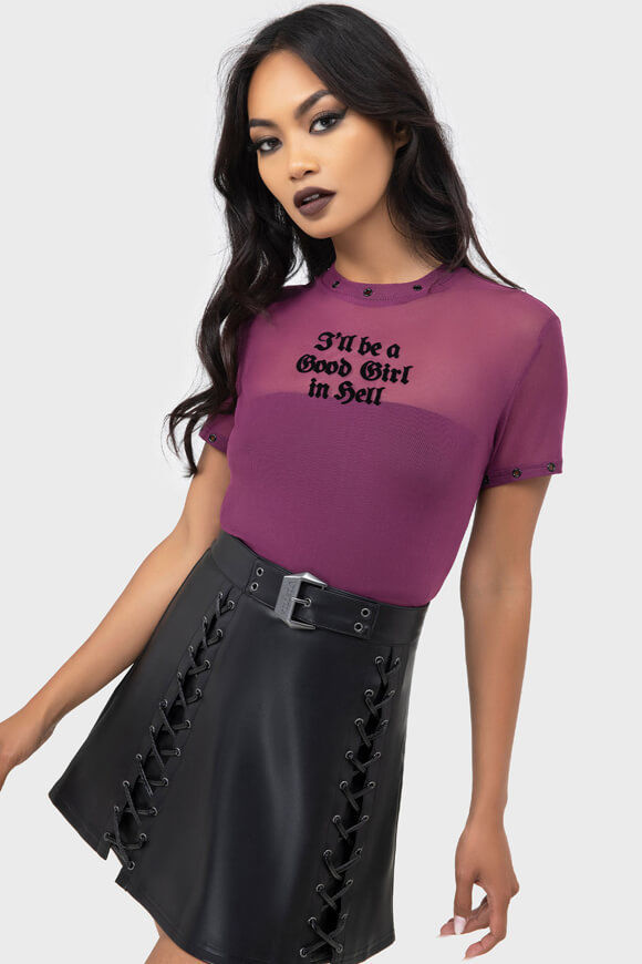 Bild von Mesh Crop T-Shirt