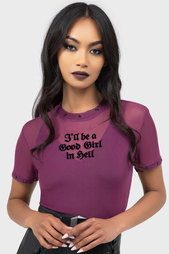 Bild von Mesh Crop T-Shirt