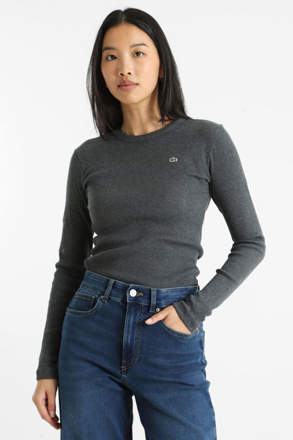 Image sur Geripptes Langarmshirt