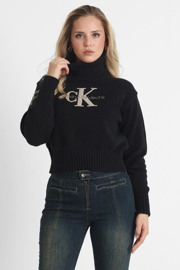 Image sur Pull en tricot à col roulé