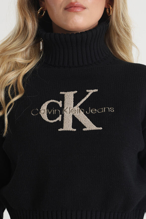 Image sur Pull en tricot à col roulé