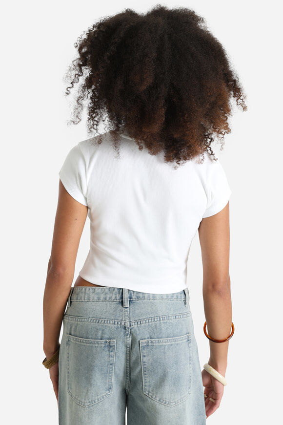 Bild von Geripptes Crop T-Shirt