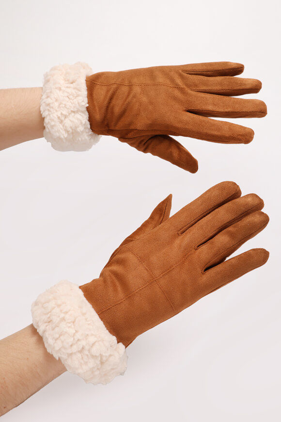 Bild von Kunstwildleder Handschuhe