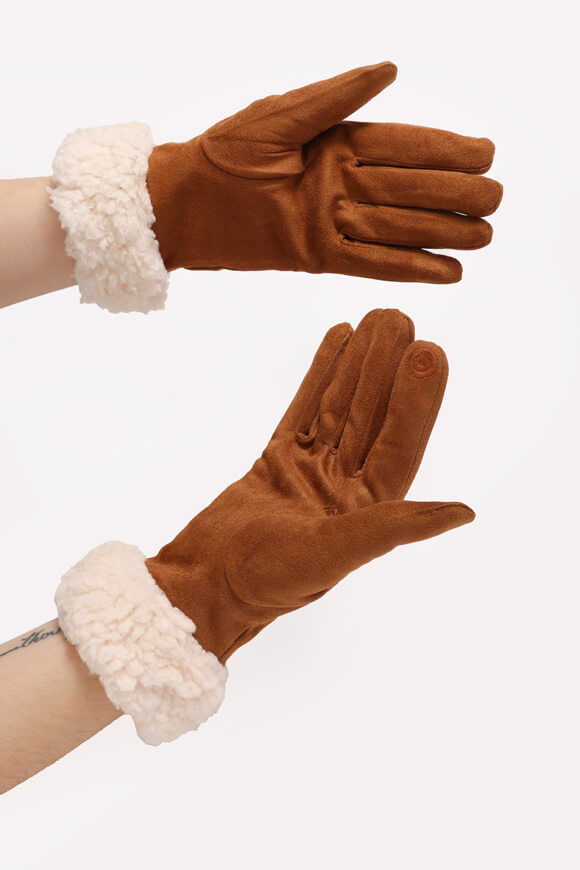 Bild von Kunstwildleder Handschuhe