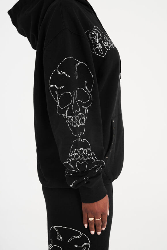 Bild von Crystal Skull Kapuzensweatjacke