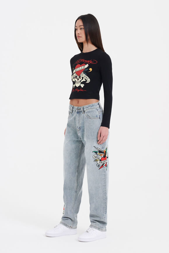 Bild von Love Kills Crop Langarmshirt