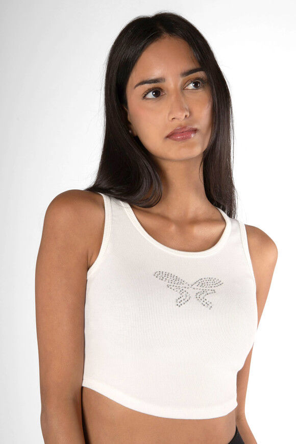 Bild von Geripptes Crop Tanktop