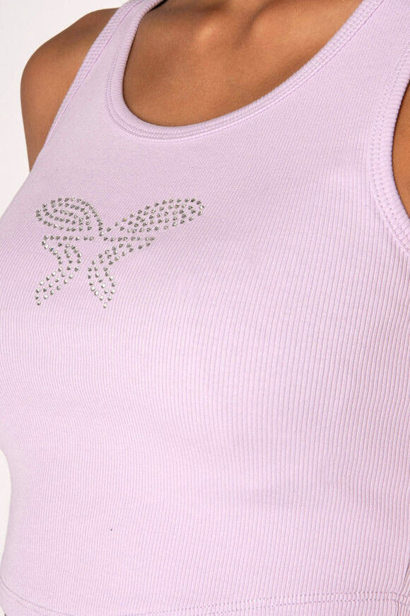 Image sur Geripptes Crop Tanktop