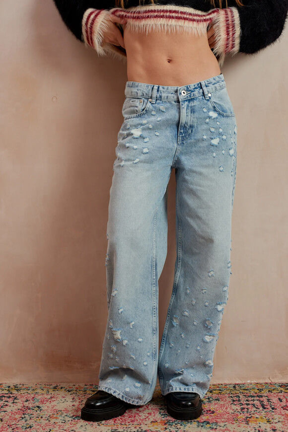 Bild von Atmosphere Release Baggy Wide Leg Jeans