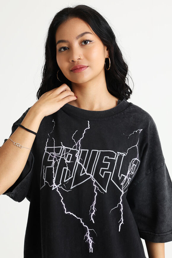 Bild von Lightning Outline Oversize T-Shirt