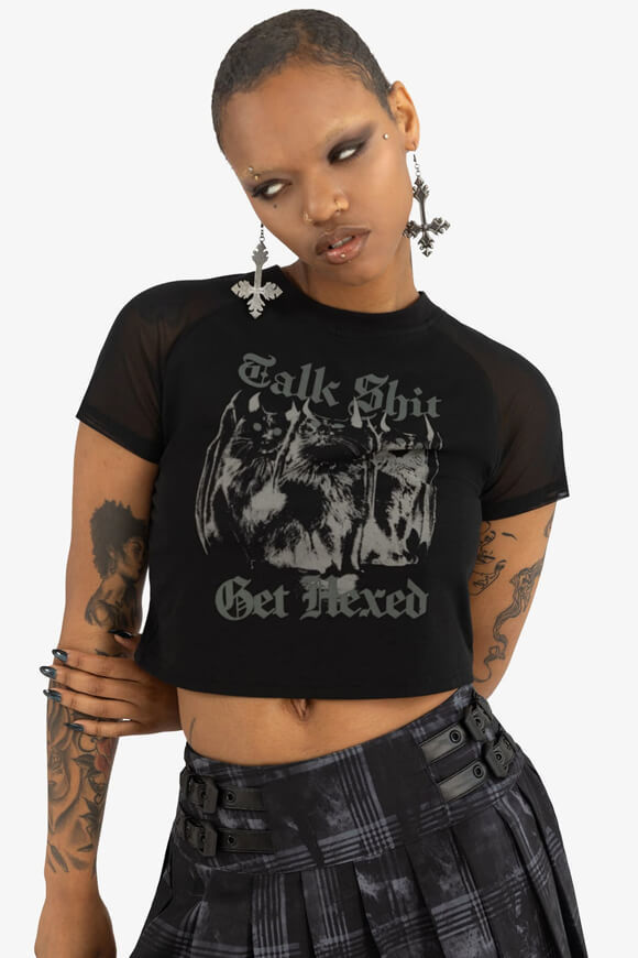 Bild von Talk Shit Crop T-Shirt