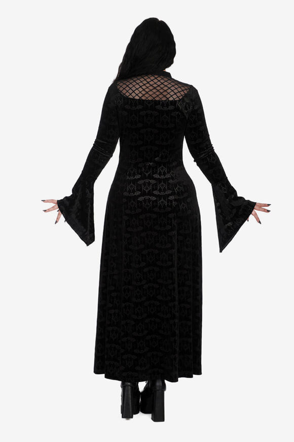 Bild von Hex Gothic Bat Samt Maxikleid