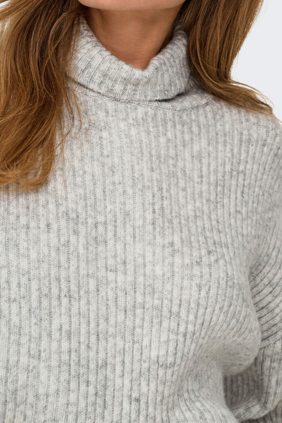 Bild von Melanie Gerippter Crop Strickpullover