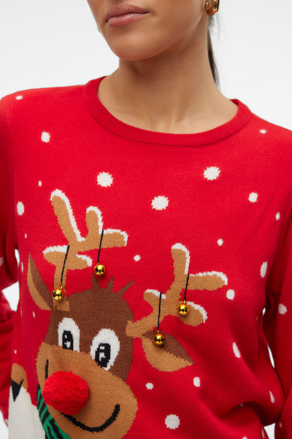 Image sur Snowy Deer pull de Noël en tricot