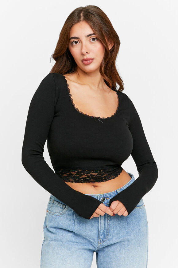 Bild von Crop Langarmshirt