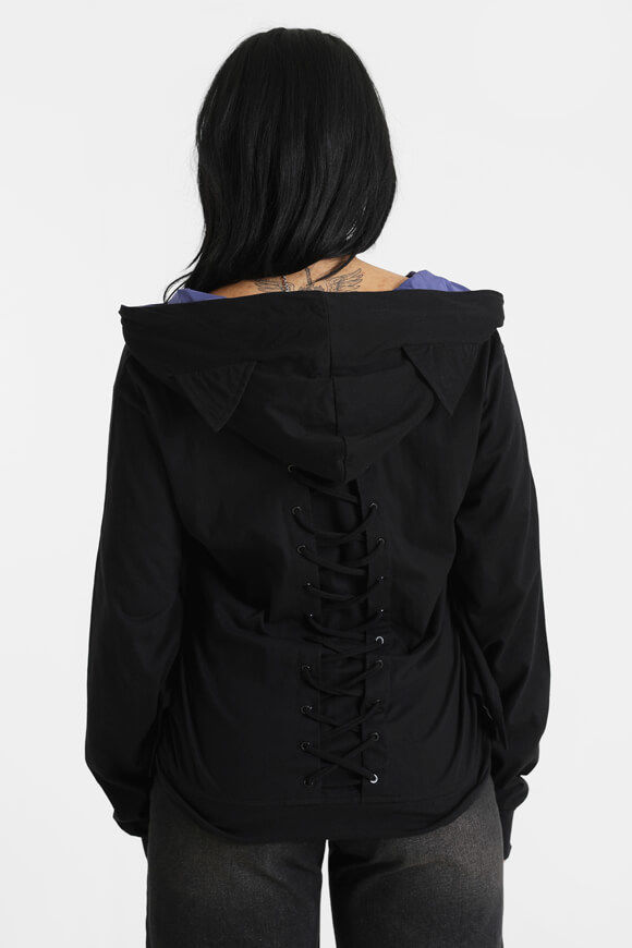 Image sur Bat Doll Oversize Kapuzensweatjacke