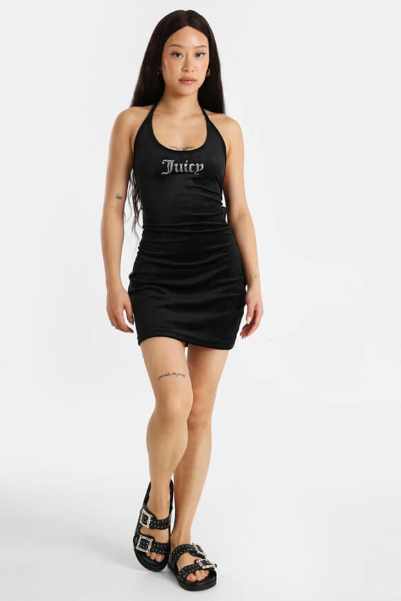 Image sur Samt Neckholder Minikleid
