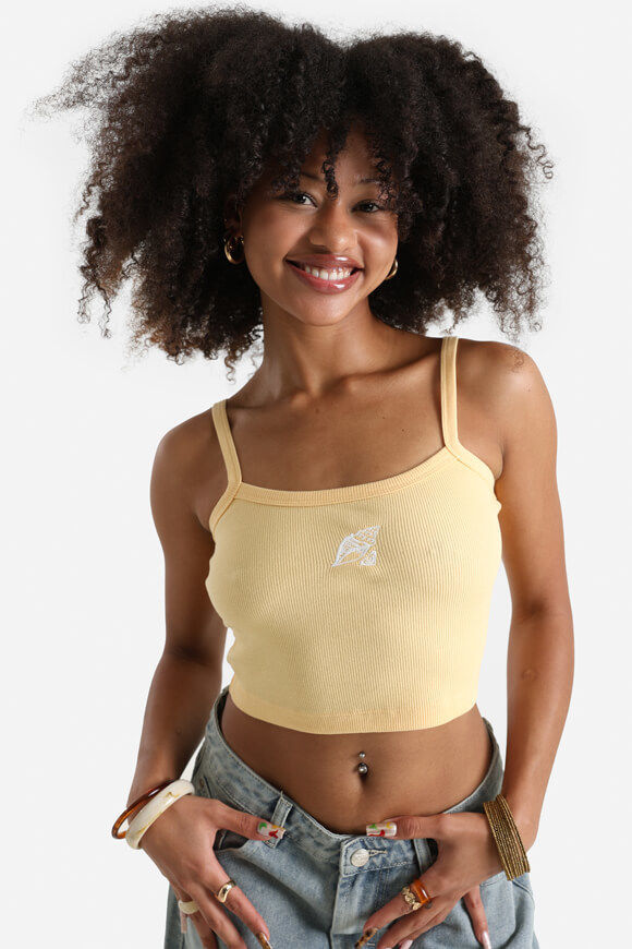 Bild von Summer Soul Geripptes Crop Trägertop
