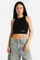 Image de Geripptes Crop Tanktop