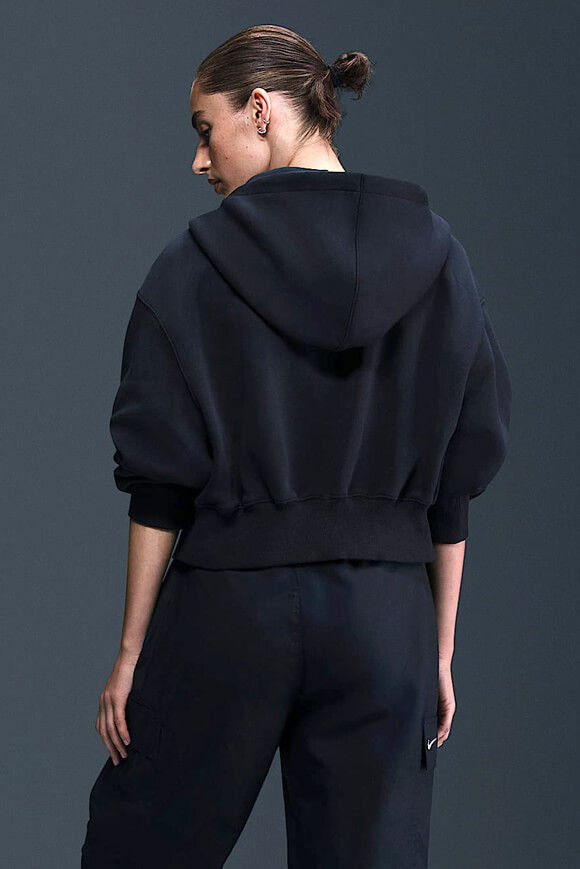 Bild von Crop Kapuzensweatjacke