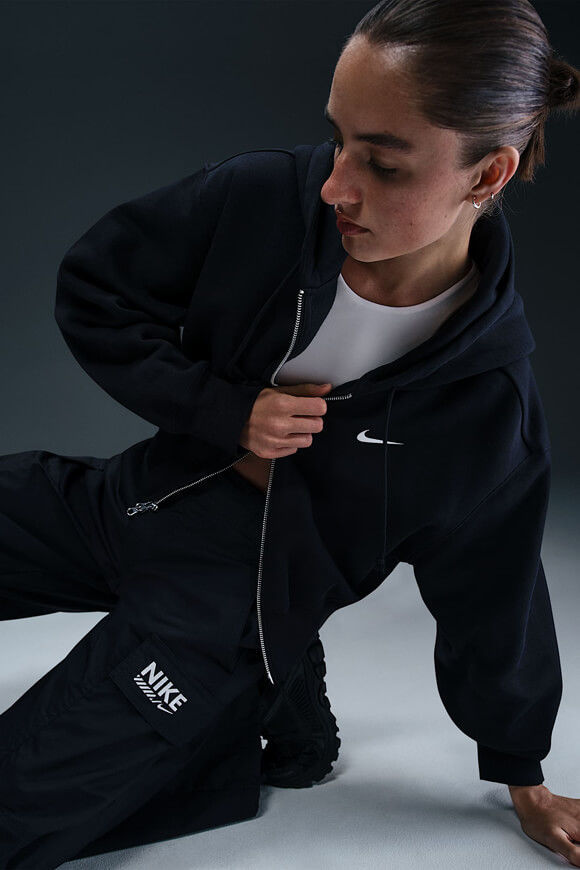 Bild von Crop Kapuzensweatjacke