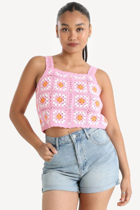 Bild von ONLAMARI Häkel Crop Top