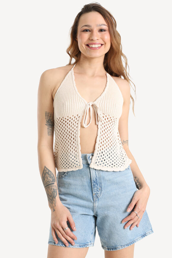 Bild von Neckholder Häkel Crop Top