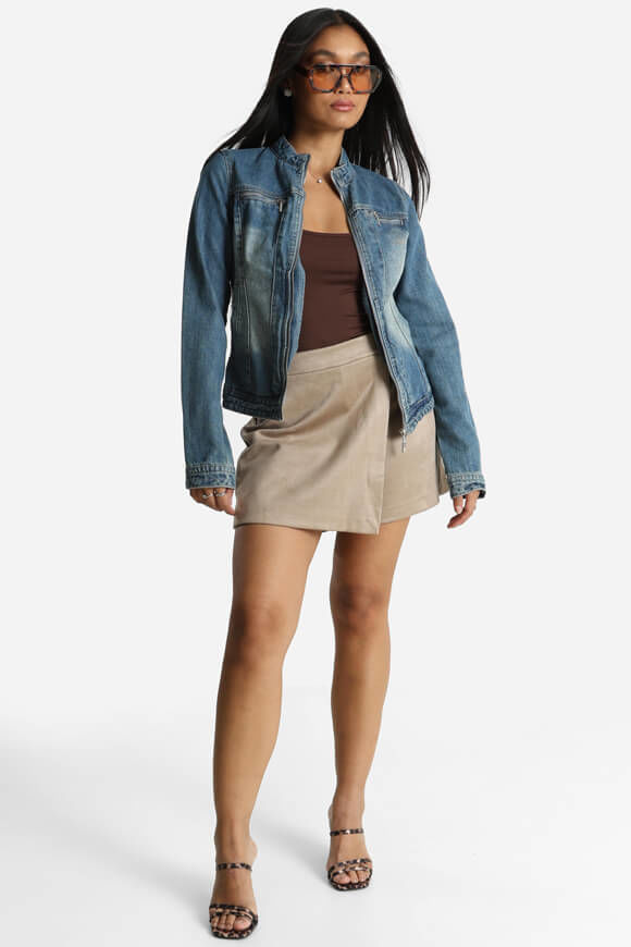 Image sur ONLRINEA Kunstwildleder Skort