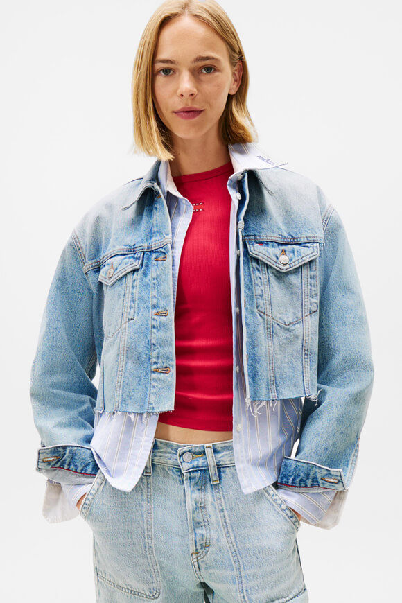 Image sur Oversize Jeansjacke