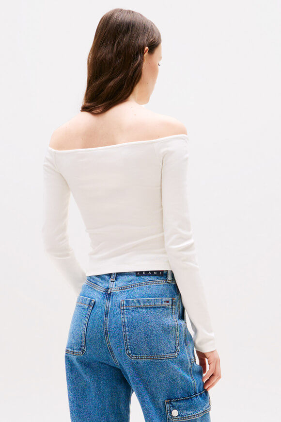 Image sur Shirt court off shoulder manches longues