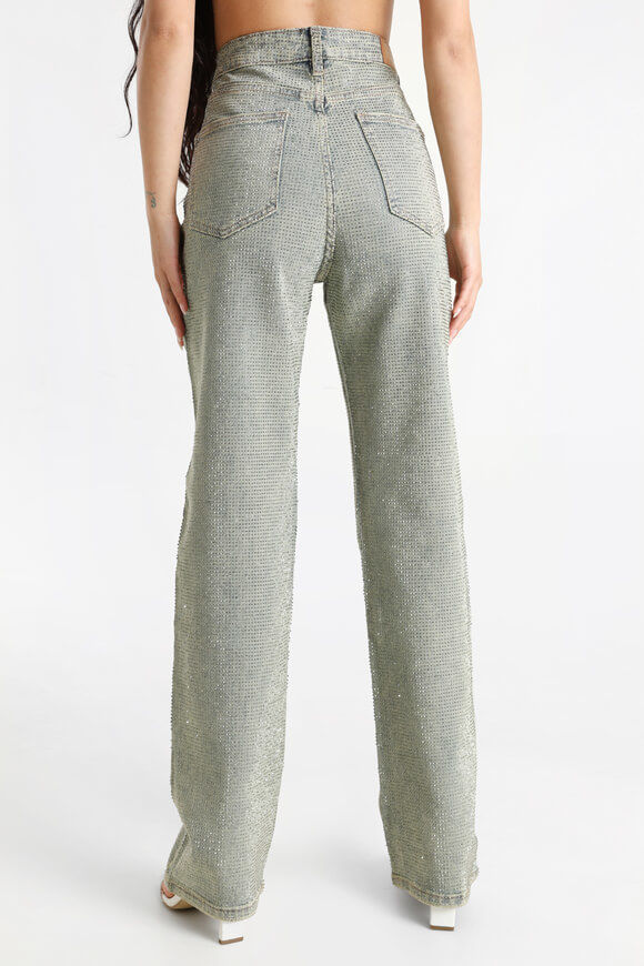 Image sur Straight Fit Jeans mit Strass