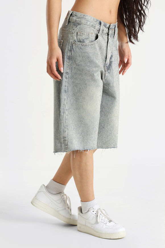 Image sur Jeansshorts mit Strass