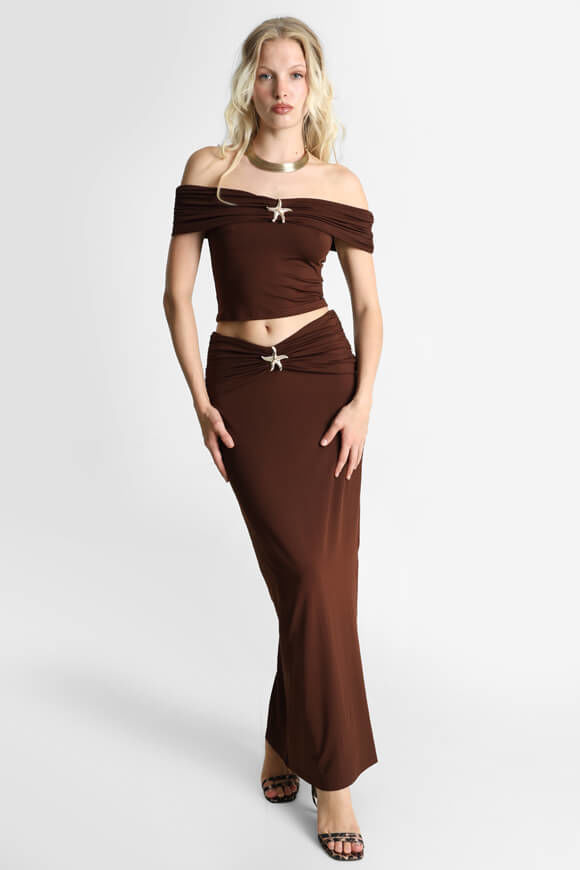 Image sur Off Shoulder Crop Top