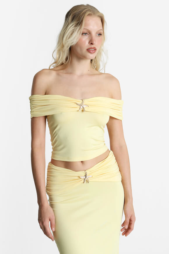 Image sur Off Shoulder Crop Top