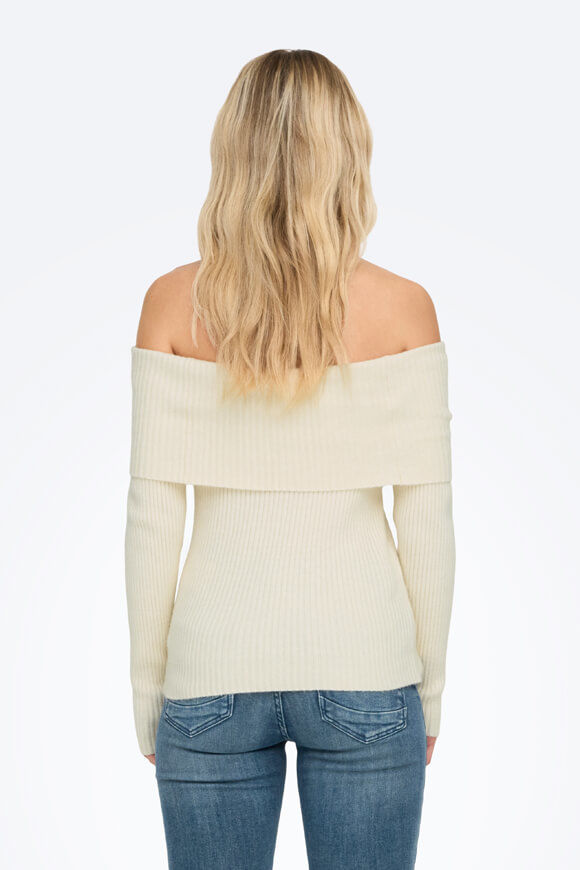 Image sur ONLKATIA Off Shoulder gerippter Strickpullover