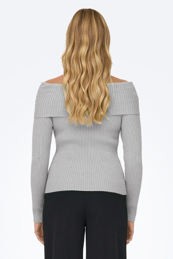 Image sur ONLKATIA Off Shoulder gerippter Strickpullover