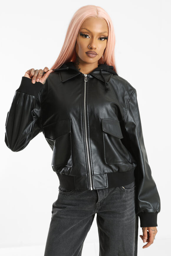 Image sur ONLSADIE Kunstlederjacke