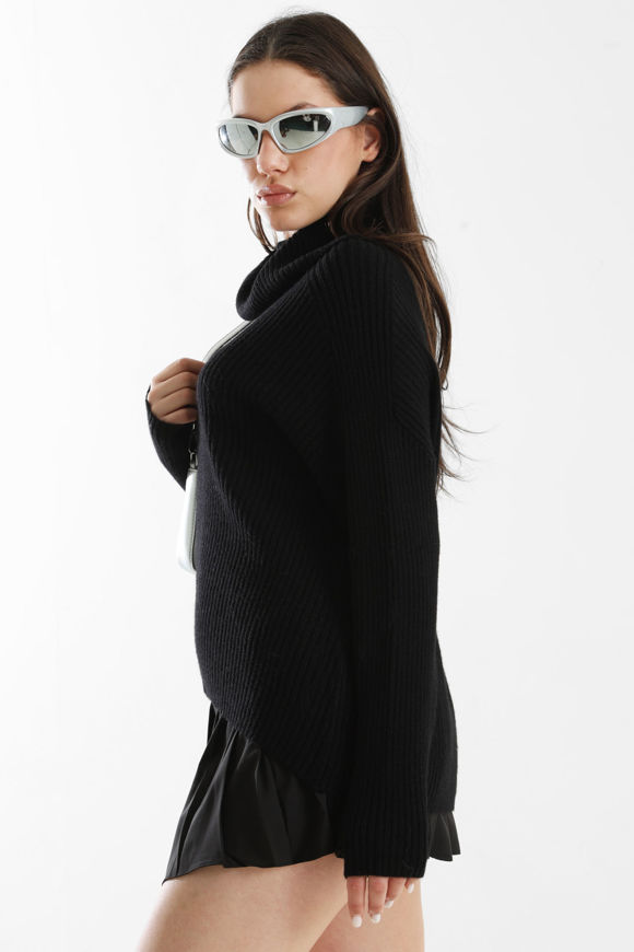 Bild von ONLKATIA Gerippter Strickpullover