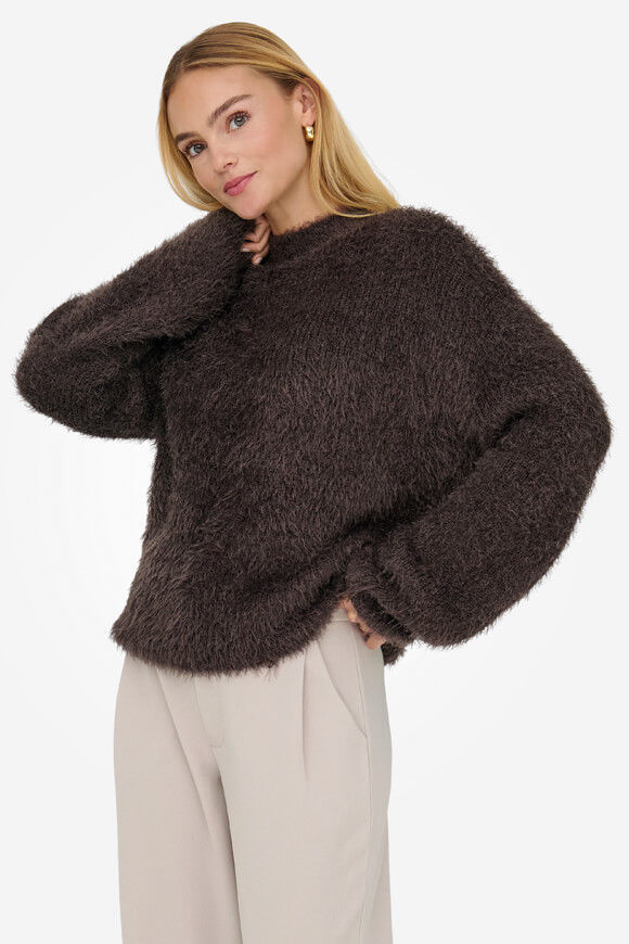 Image sur ONLLULU pull en tricot poilu